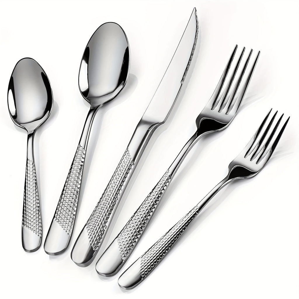 40pcs Stainless Steel Flatware Set - ATSProducts