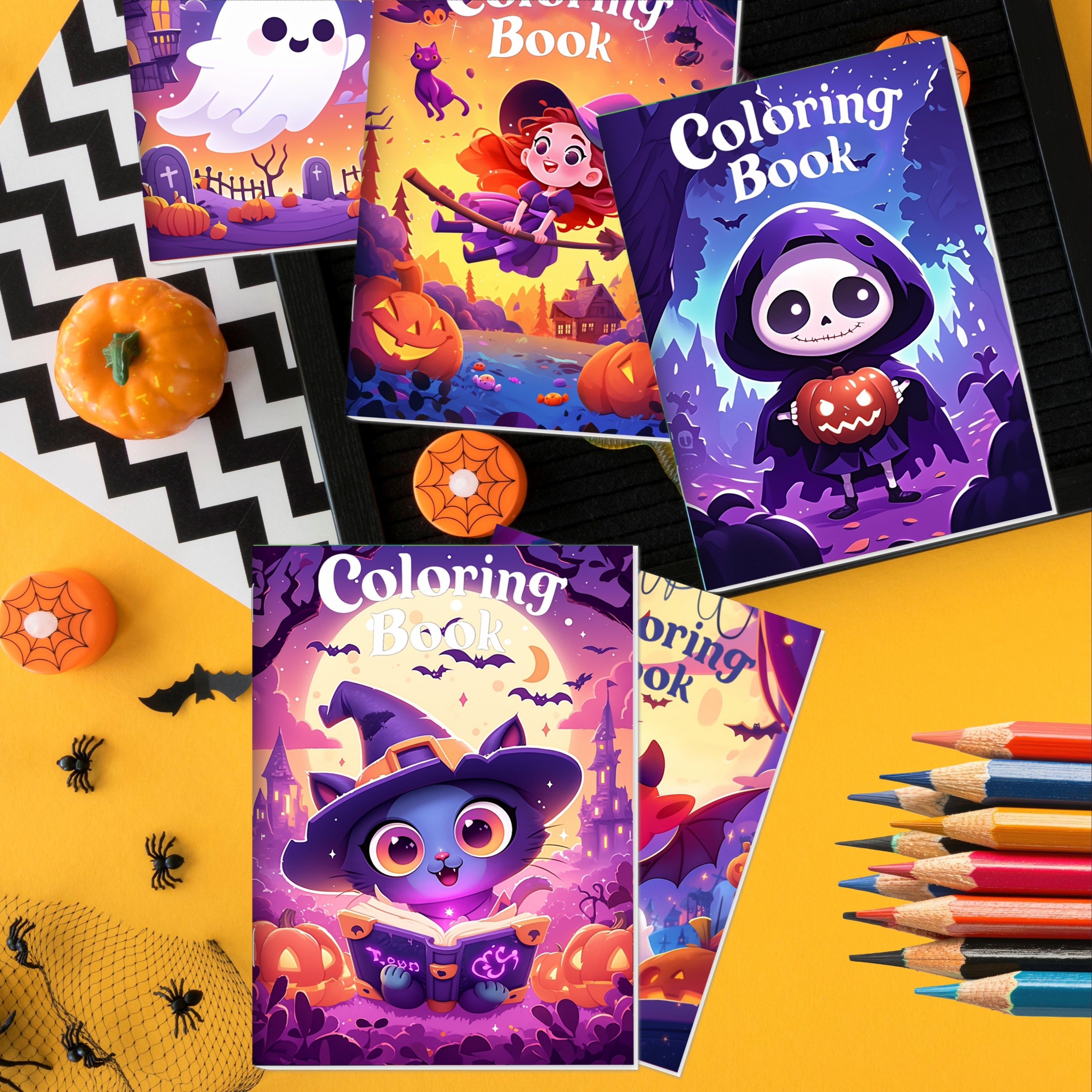 48 Pack Halloween Coloring Books - ATSProducts
