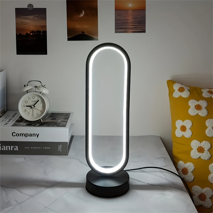 1pc Creative Oval Eye Desk Lamp 3-color LED Energy-Saving - ATSProducts