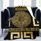 Glam Style Digital Print Throw Blanket Hypoallergenic - ATSProducts