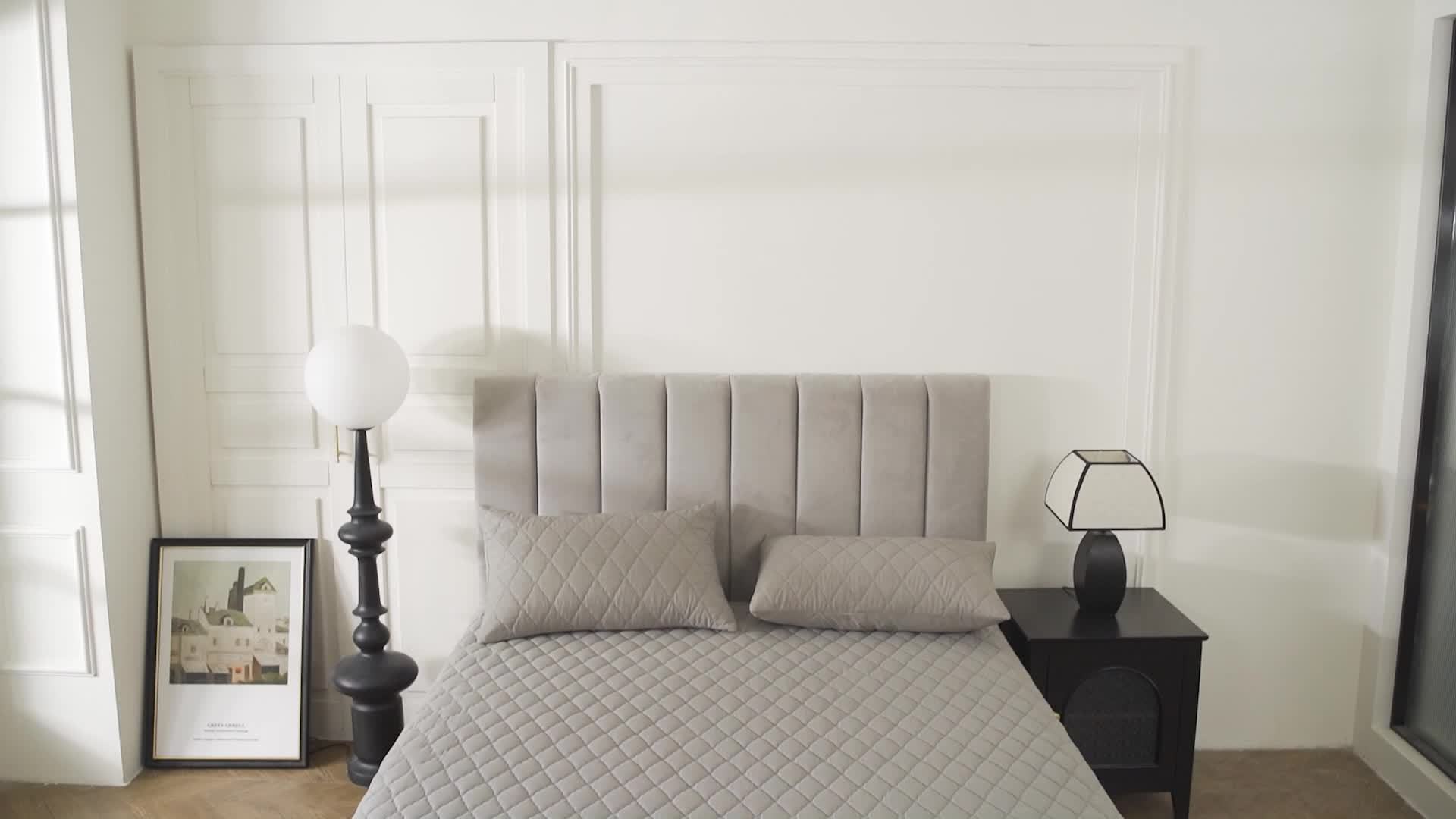 1pc Layered Solid Color Waterproof Mattress Protector - ATSProducts