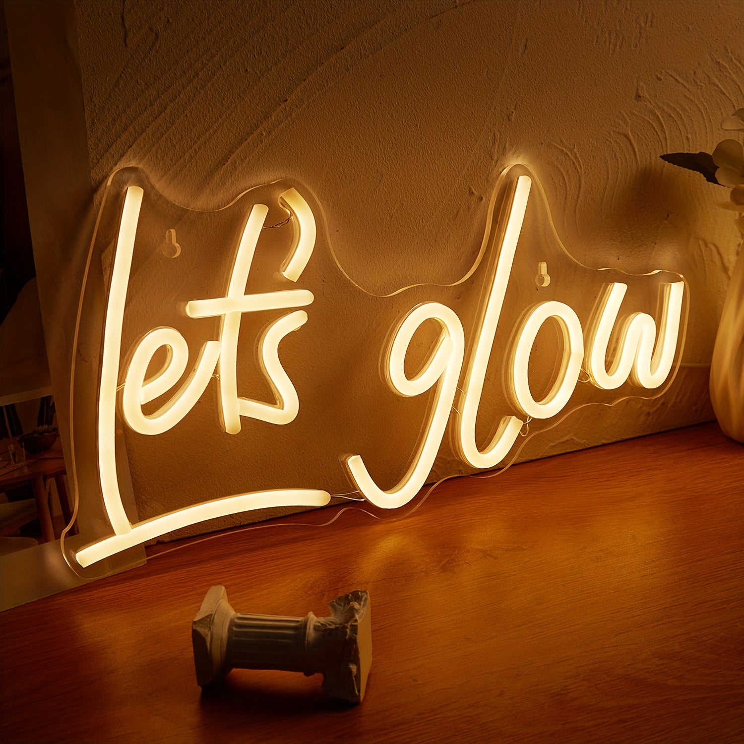 1pc Pink LED Neon Letter Sign - USB Operated - ATSProducts