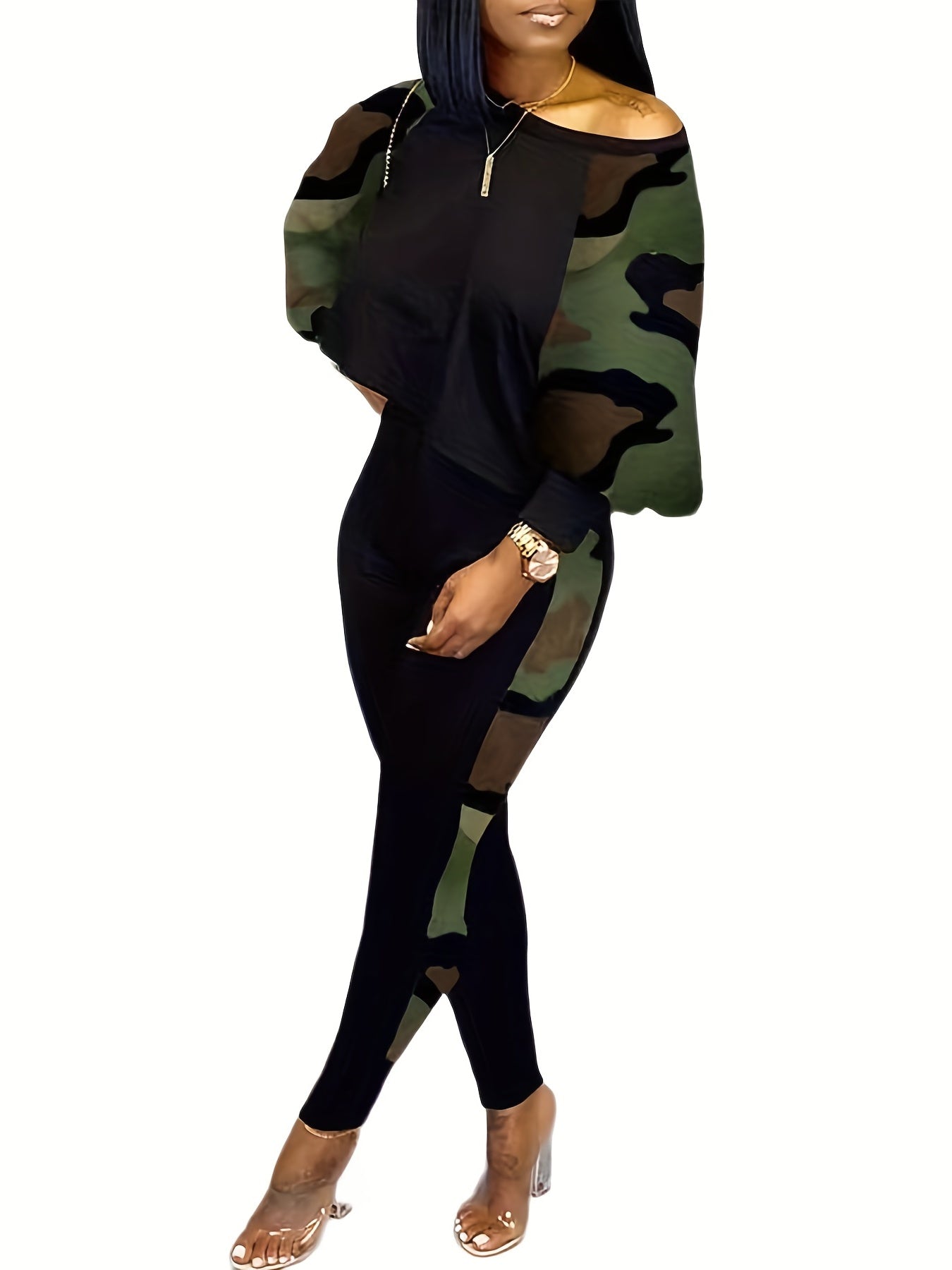 Patchwork Casual Two-piece Set - ATSProducts