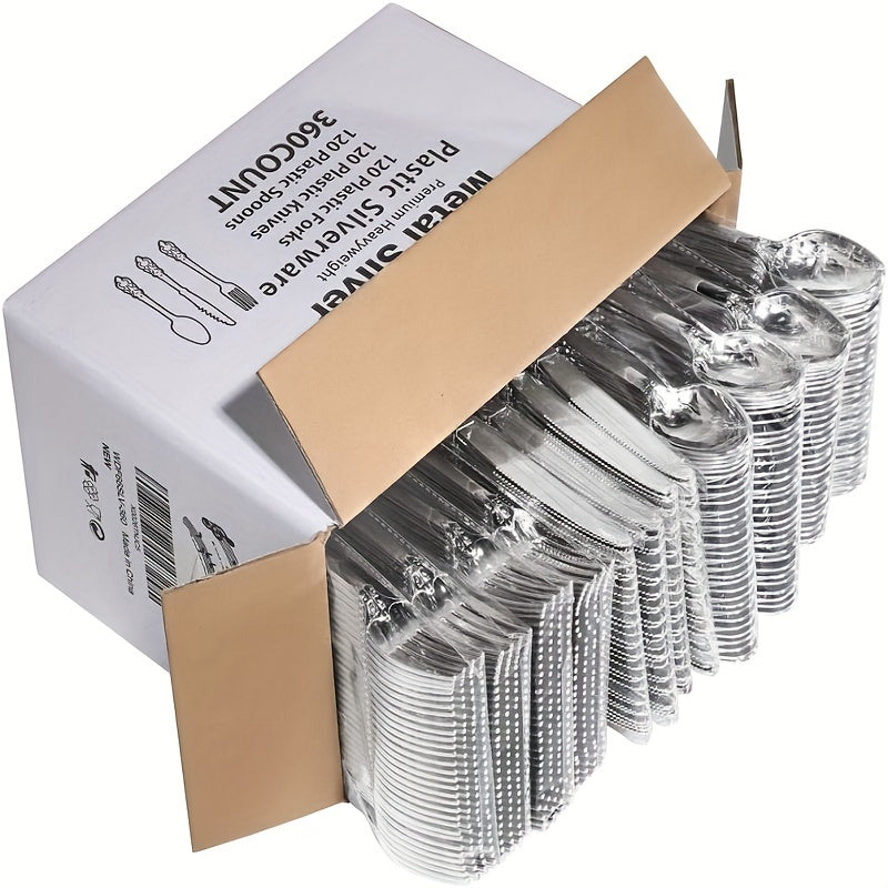 360Pc Disposable Flatware - ATSProducts