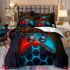 3pcs Gamepad Print Duvet Cover Set - ATSProducts