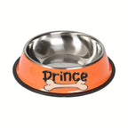 1pc Personalized Stainless Steel Dog Bowls - ATSProducts