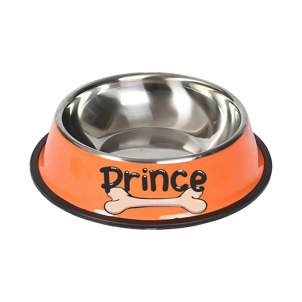 1pc Personalized Stainless Steel Dog Bowls - ATSProducts