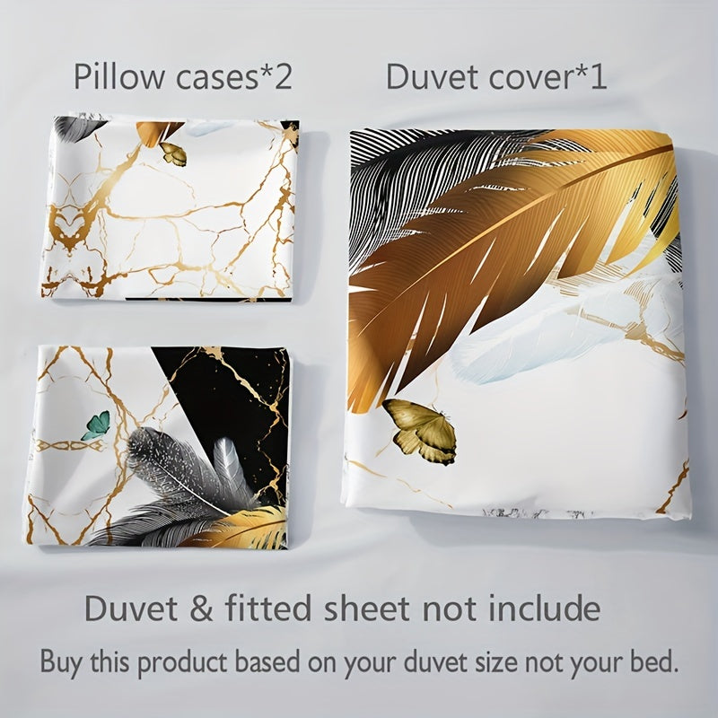 3pcs Fashion Duvet Cover Set - ATSProducts
