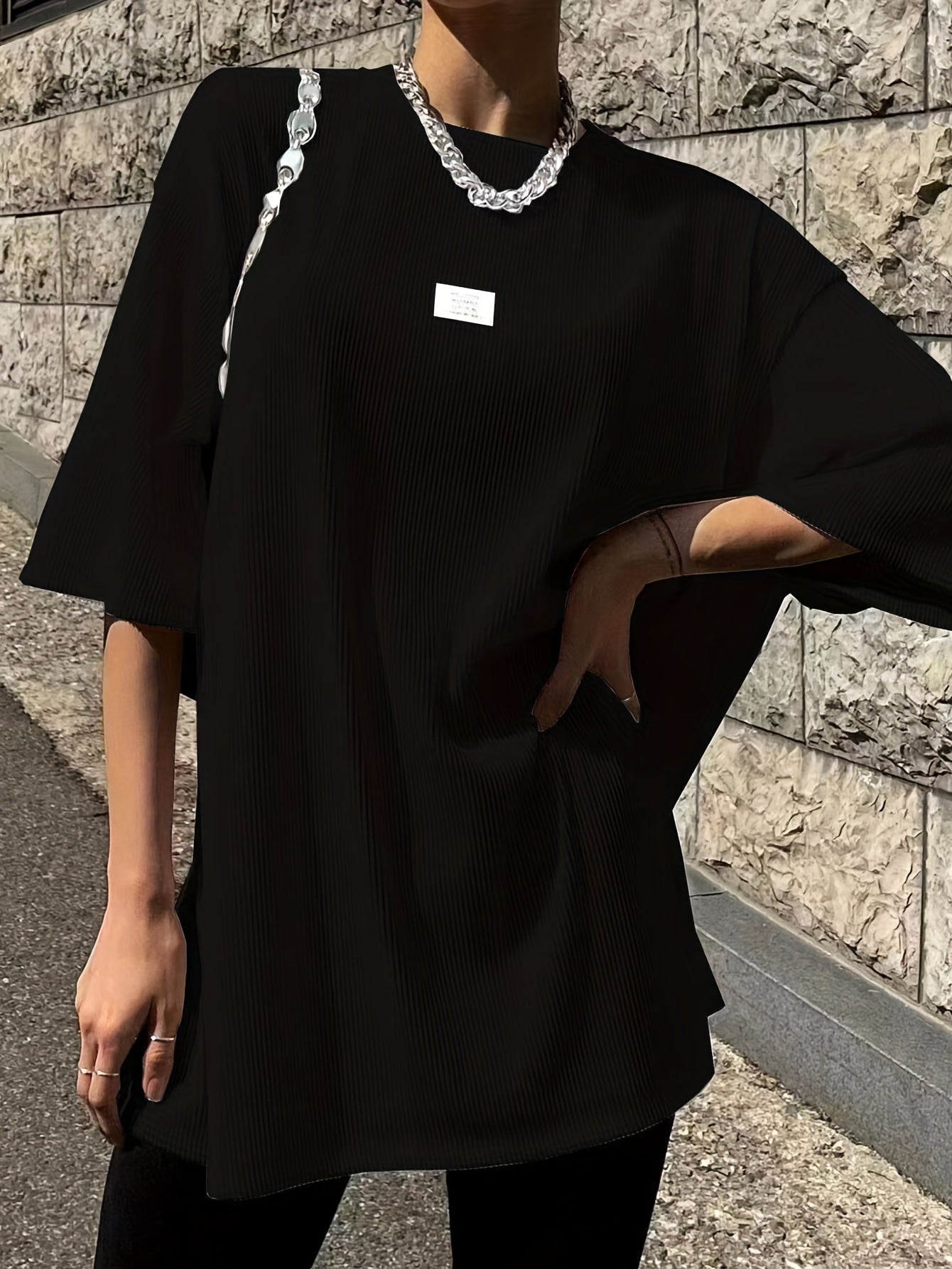 Oversized Drop Shoulder T-Shirt - ATSProducts