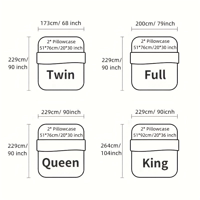 3-Piece Enchanting Purple Rose Printed Duvet Cover Set - ATSProducts