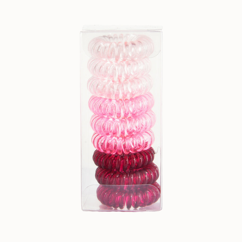 9Pc Coil Ponytail Holders - ATSProducts