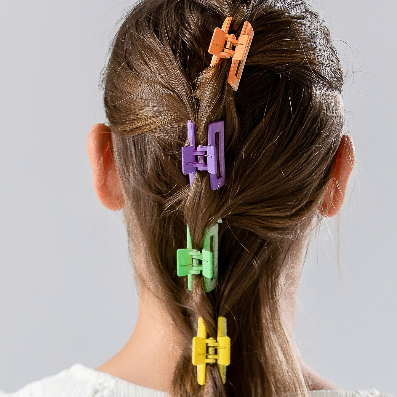 6pcs Multicolored Macaroon Hair Clips - ATSProducts