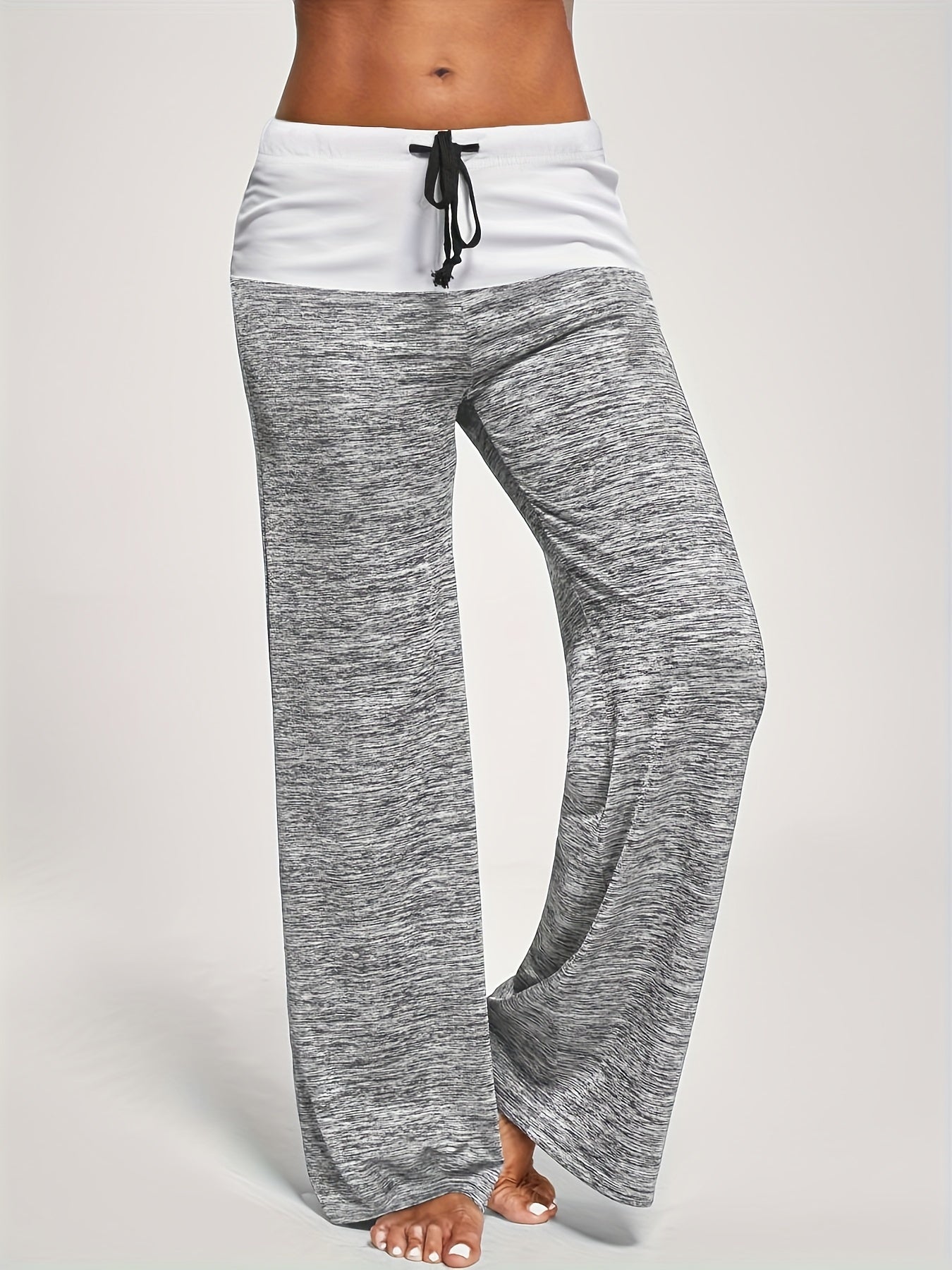 Quick-Dry Stretchy Wide-Leg Pants With Drawstring - ATSProducts