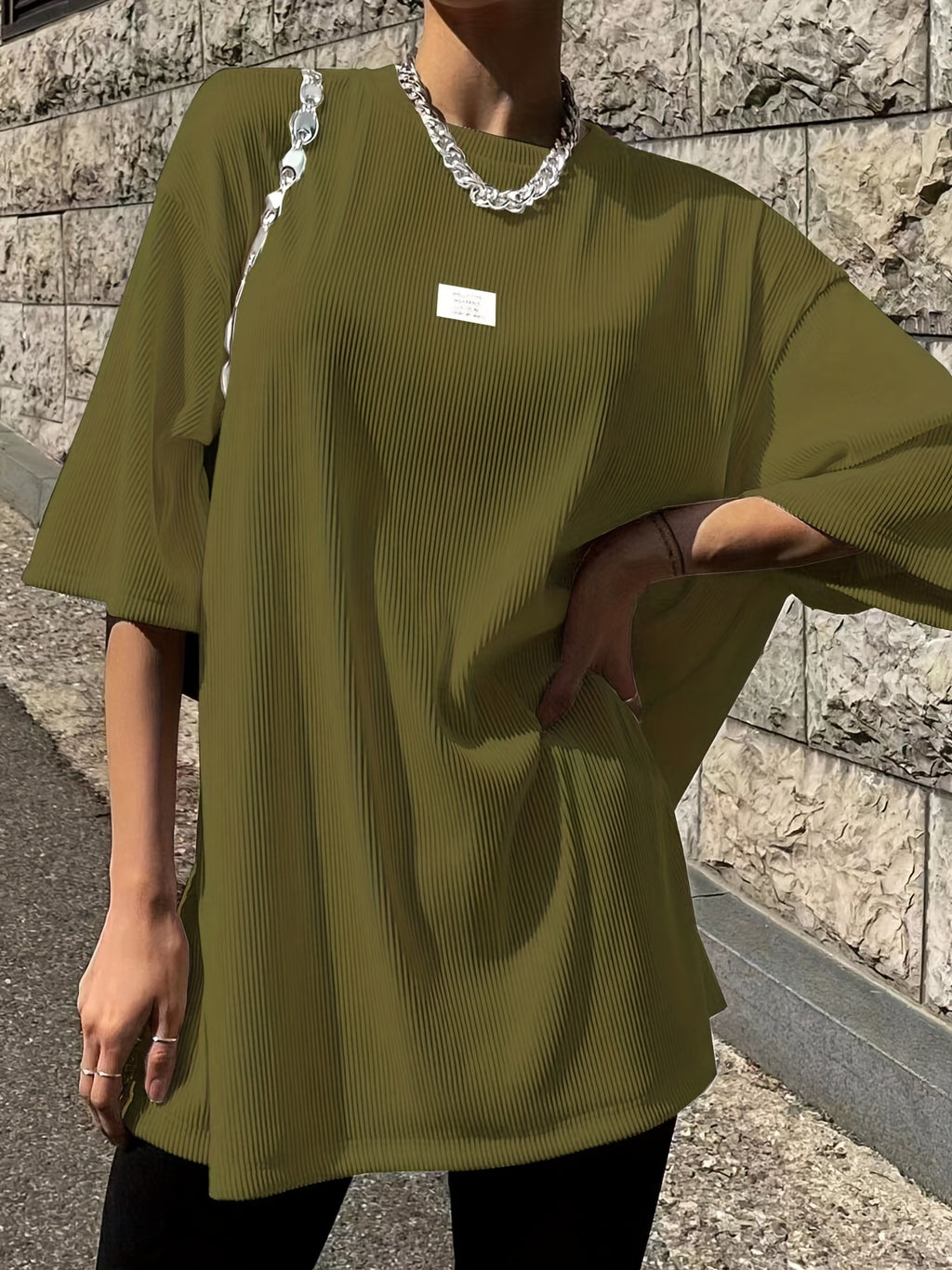 Oversized Drop Shoulder T-Shirt - ATSProducts