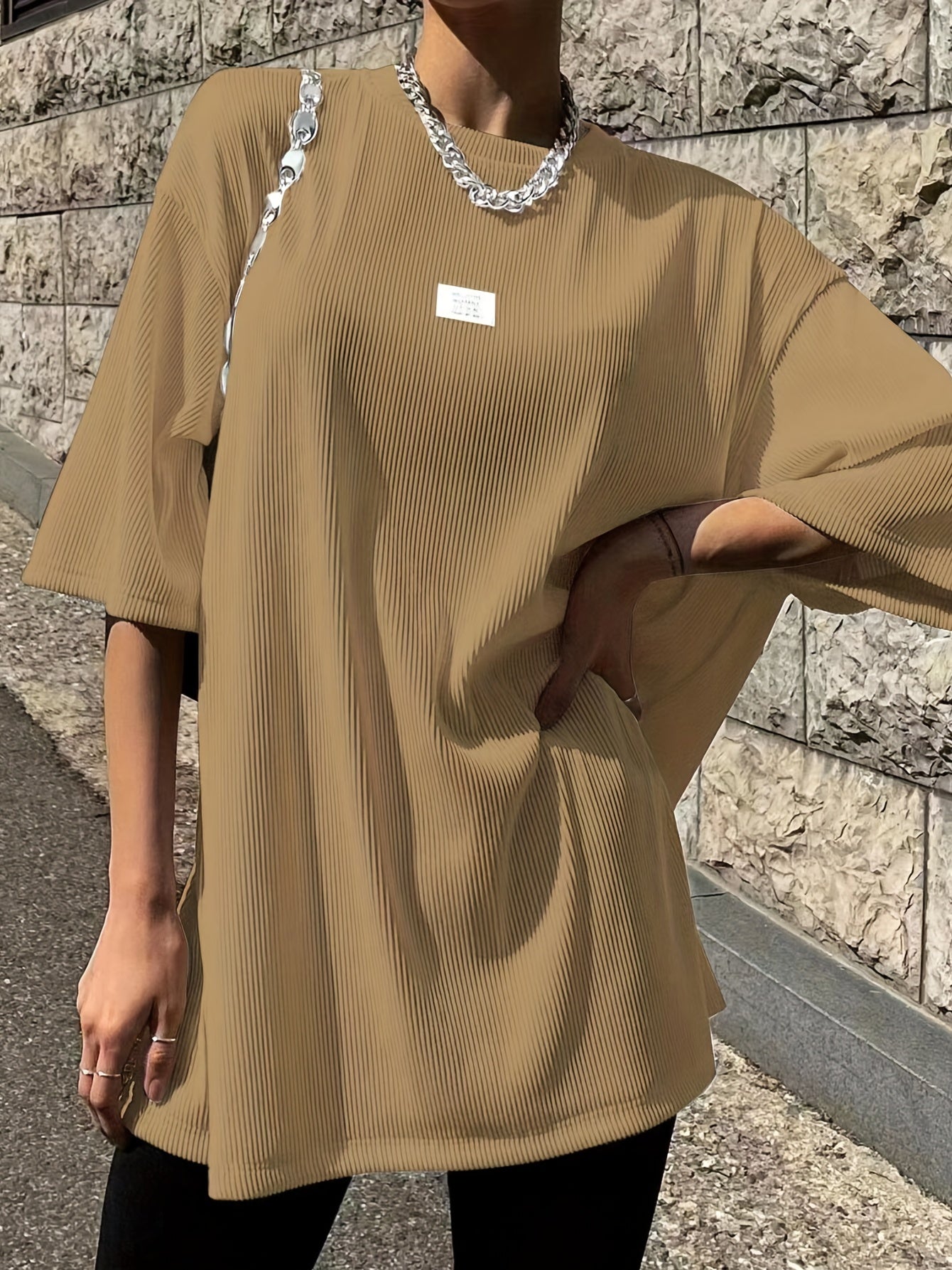 Oversized Drop Shoulder T-Shirt - ATSProducts