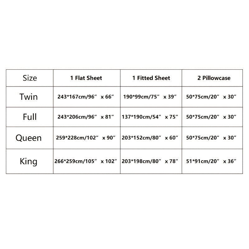 4pc Satin Bed Sheet Set - ATSProducts