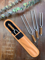 7 Chakra Healing Tuning Fork Set with Travel Case - ATSProducts