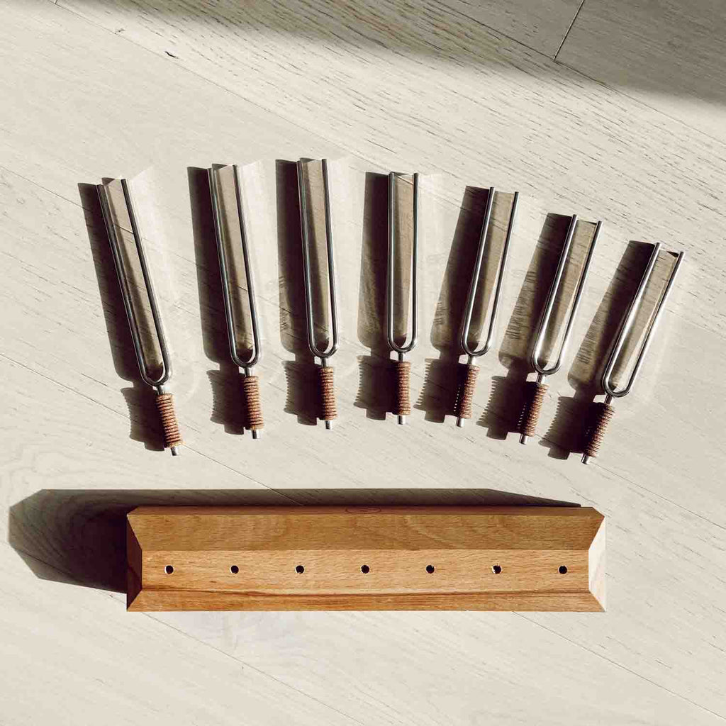 7 Chakra Healing Tuning Fork Set - ATSProducts