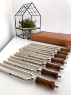 7 Chakra Healing Tuning Fork Set with Travel Case - ATSProducts