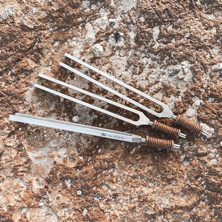 Pro 16 Vibrational Therapy Steel Tuning Fork Set - Weighted - ATSProducts